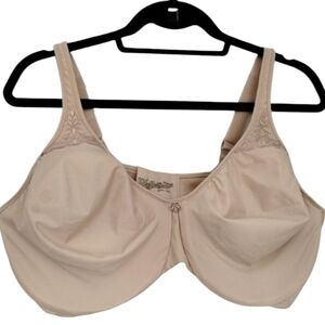 Bali Passion For Comfort Nude Underwire Minimizer Bra Size 42DD Women's Beige